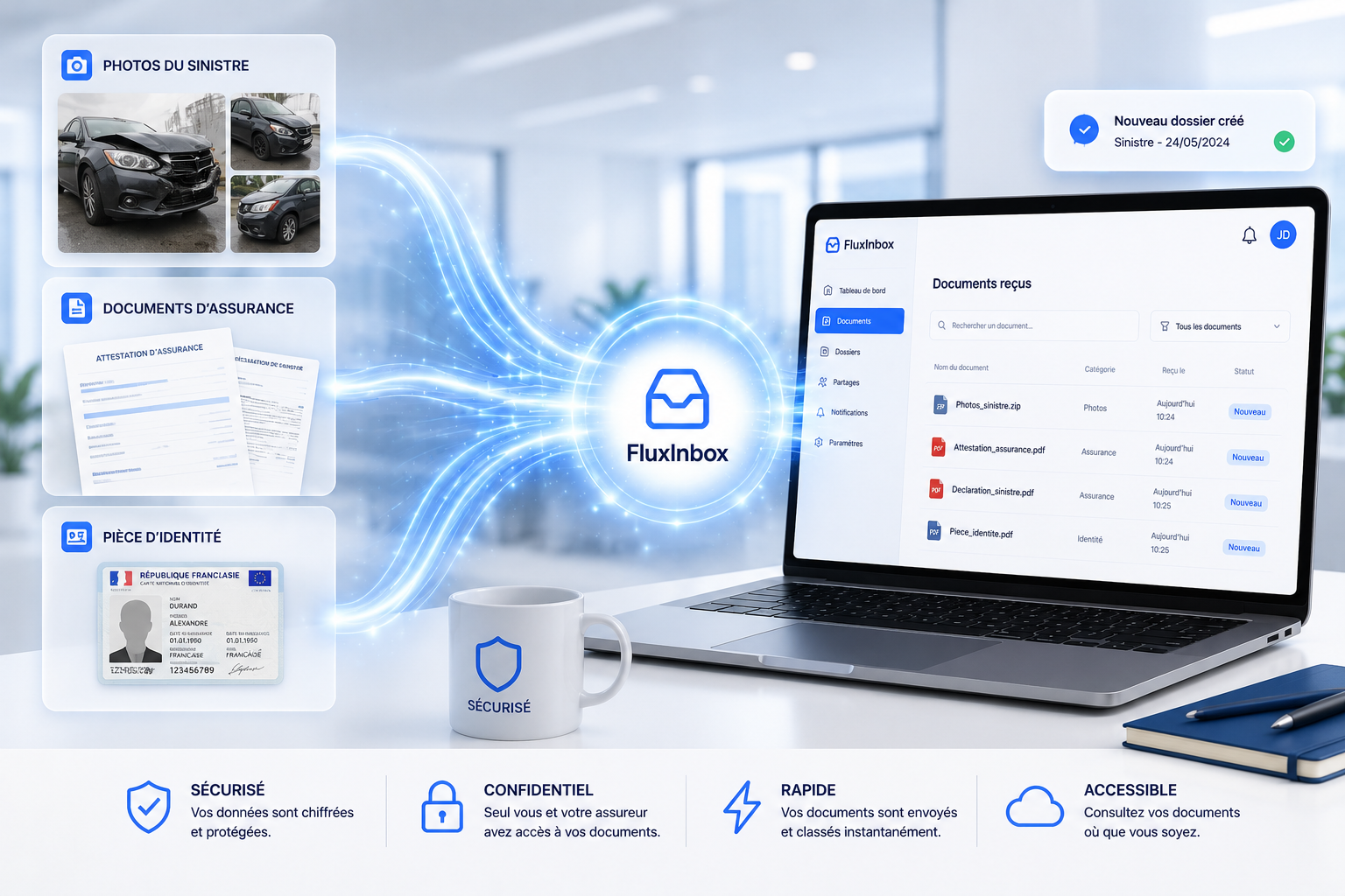 FluxInbox pour Assurance.